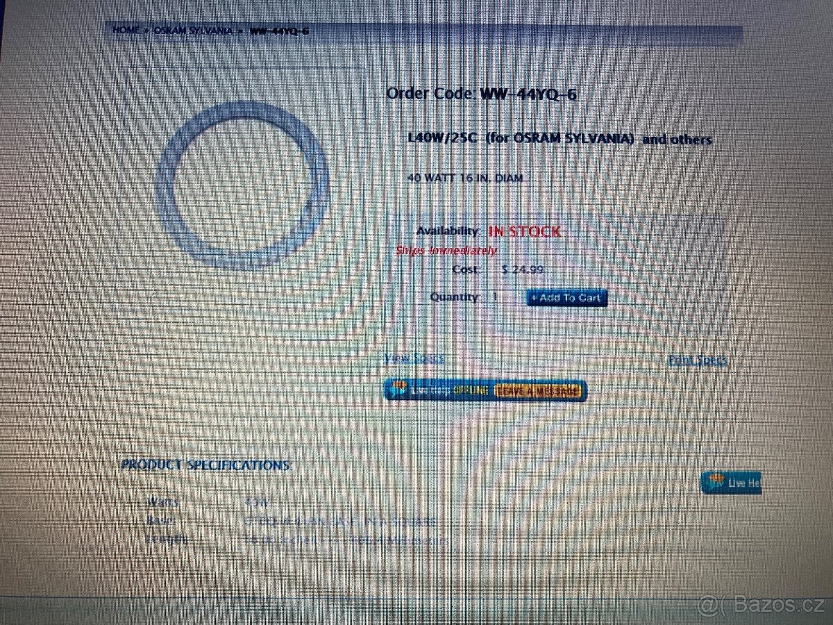 OSRAM NOVÉ zářivková trubice L40W/25C - 2