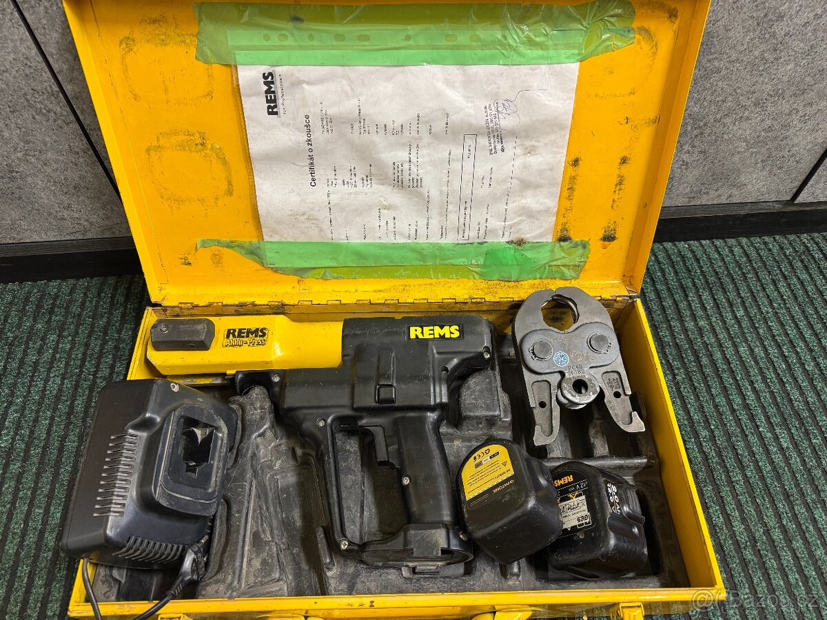 Lisovací kleště Rems Akku-Press Ni-CD - 2