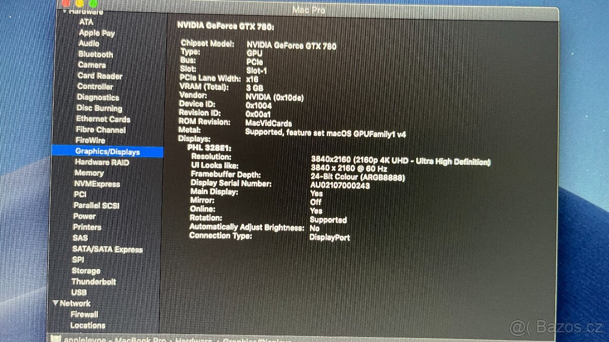 Mac Pro Xeon + 4K monitor Philips 328E/ Brilliance - 2