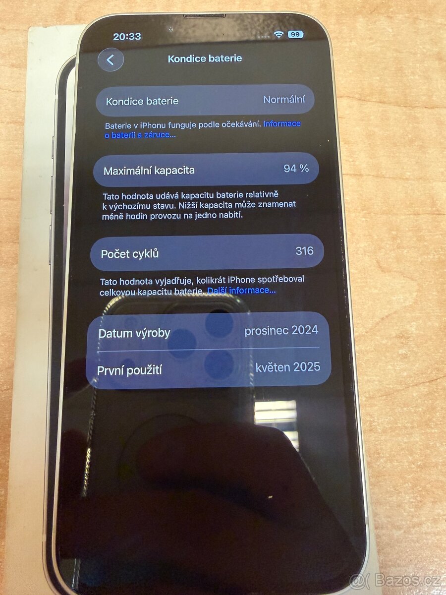 Apple iphone 16e 128gb Bílý - 2