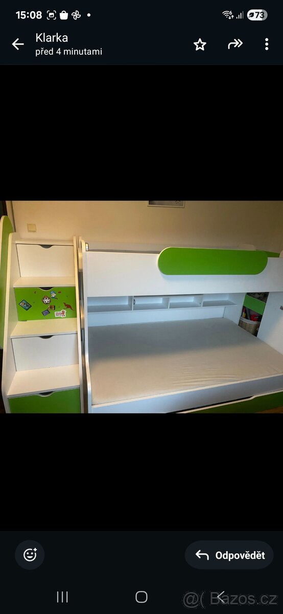 Dvoupatrová postel - 2