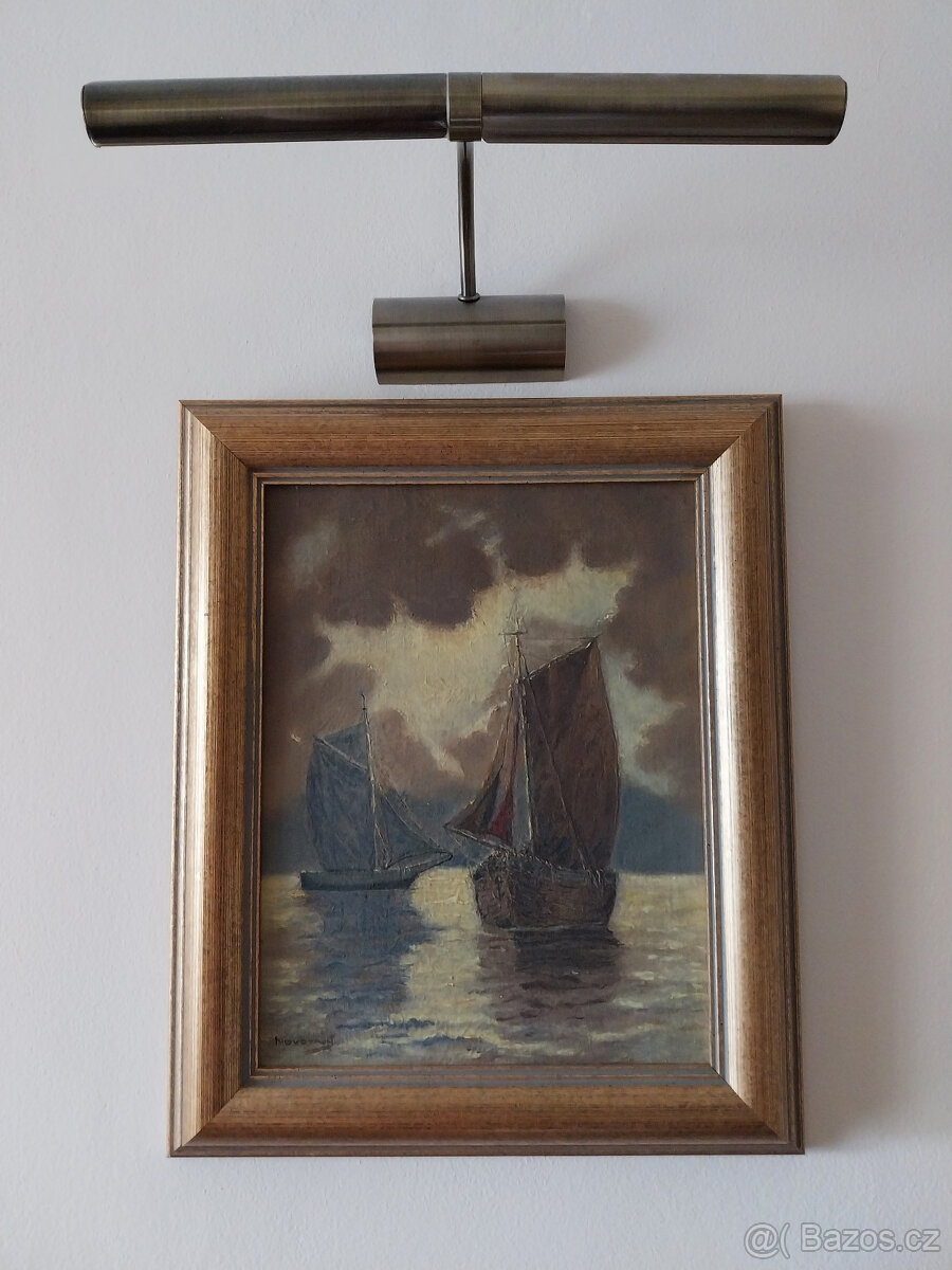 Plachenice na moři, sign. Novotný - 2