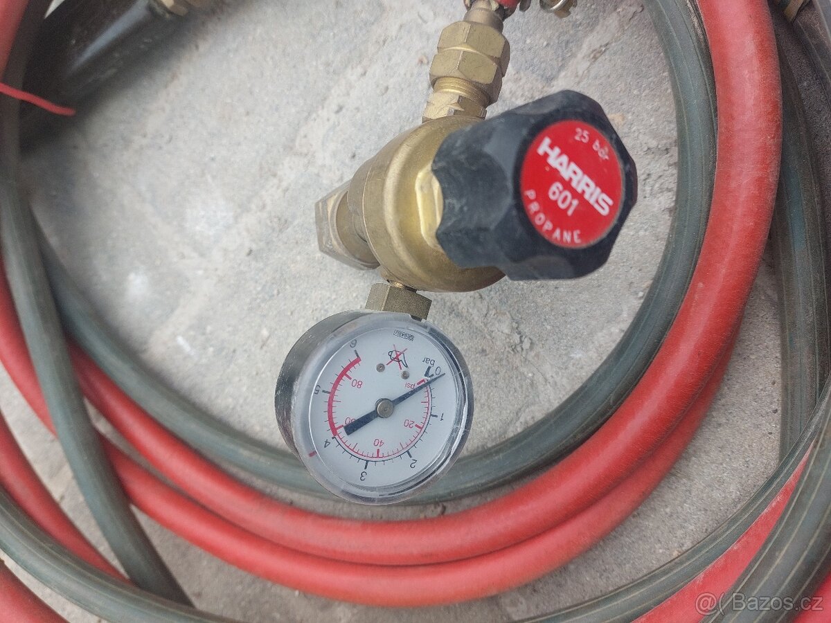 Redukční ventil na PB vč. hořáku na tvrdé pájení - 2