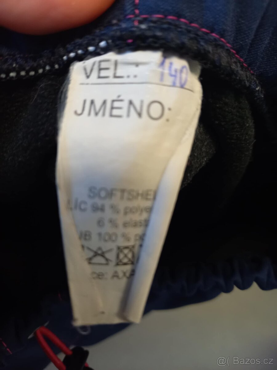 Softshellové kalhoty dívčí 140 - 2