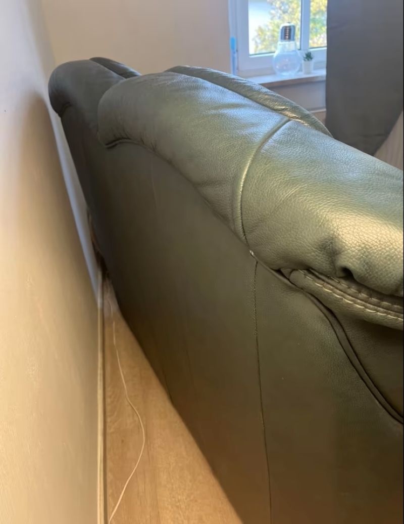 Pohovka, sedačka - dvoudílná, kožená - 2