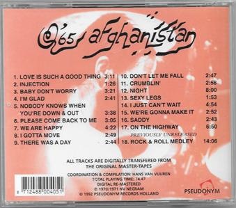 Q65 - Afghanistán - 2