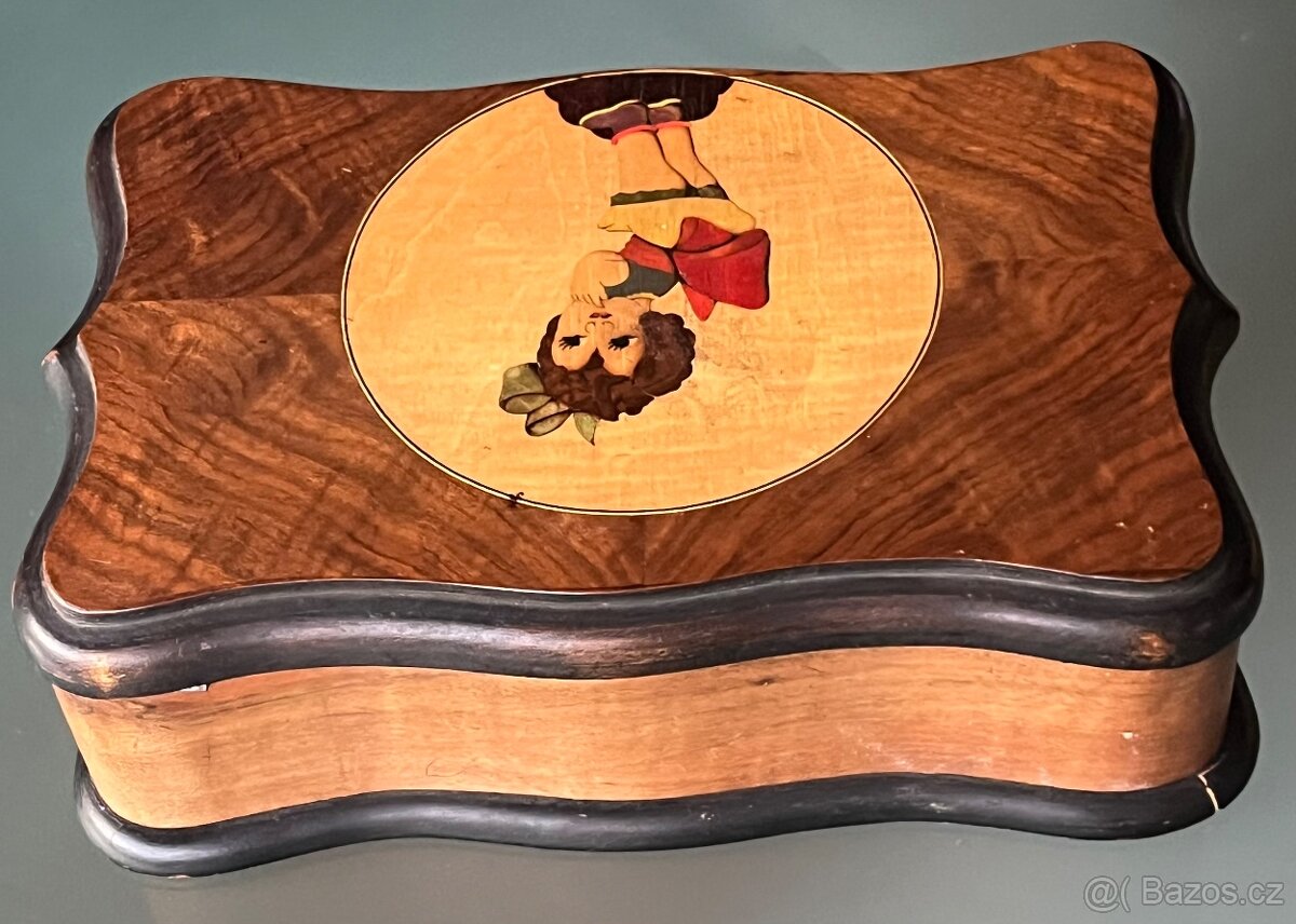 Starožitná šperkovnice, - 2