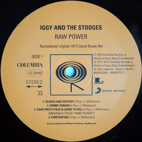 The Stooges: Raw Power Iggy Pop a David Bowie Vinyl - 2