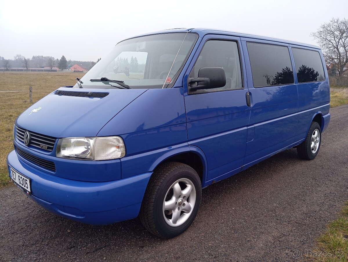 VW T4 2.5 Tdi 75kw Caravelle LONG,9 míst - 2