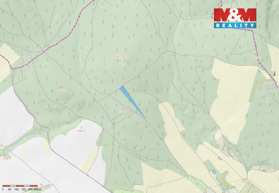 Prodej lesa, 5370 m², Vanovice - 2