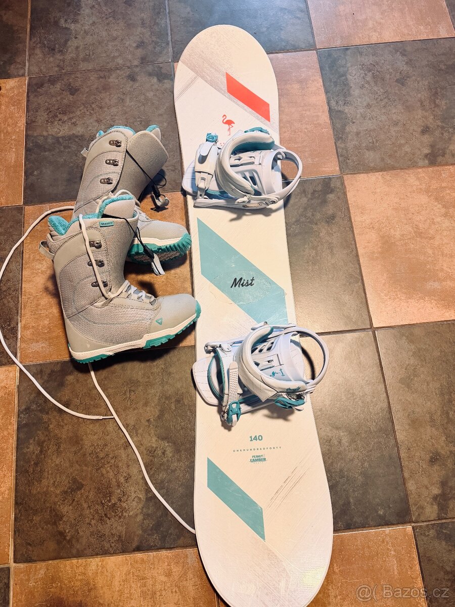 Prodám set Gravity vel.140 + snb boty gravity vel.38.5 - 2