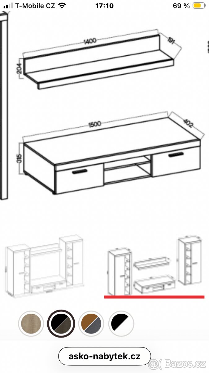 Prodám Tv stolek - 2