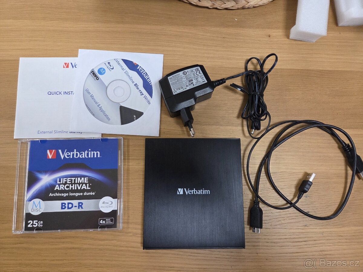 Verbatim externí Blu-Ray mechanika, USB 3.0 - 2