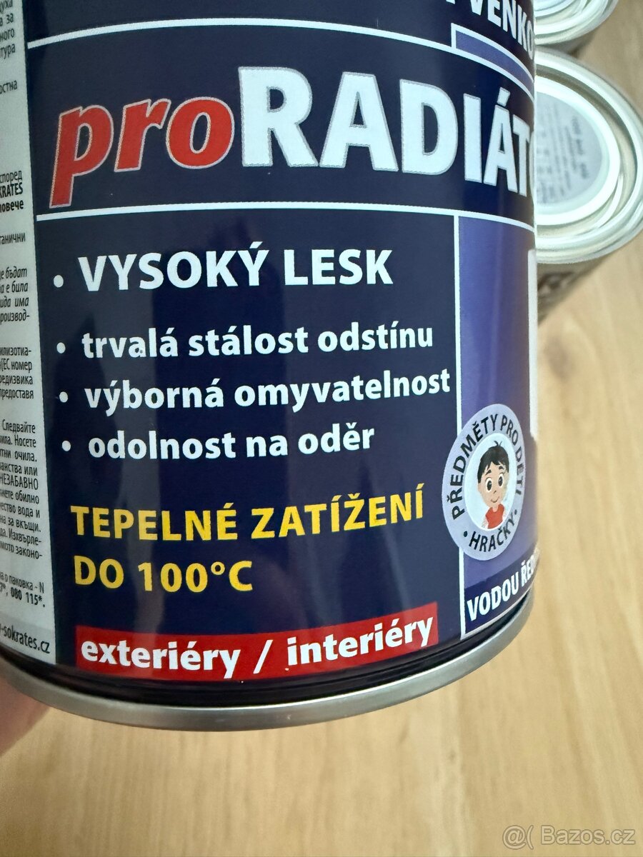 Barva na radiátory Sokrates – 4 ks - 2