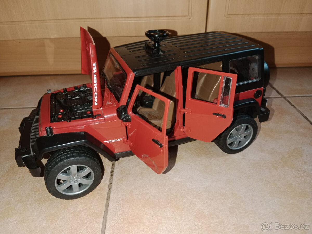 Bruder auto s přívěsem a nakladačem - 2