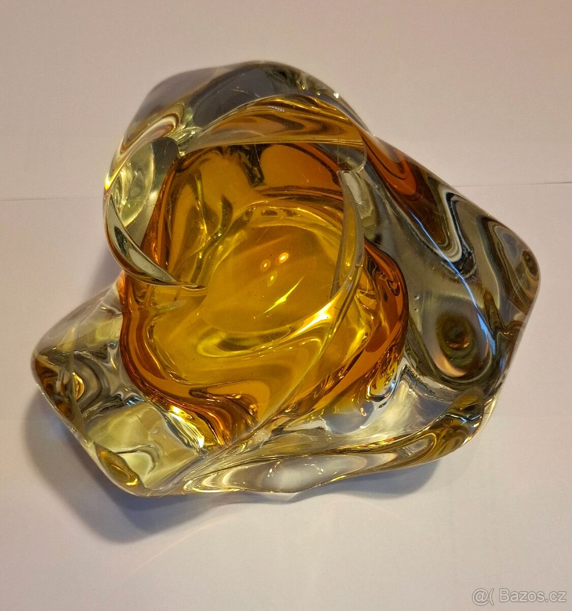 Popelník (miska) z hutního skla - 2