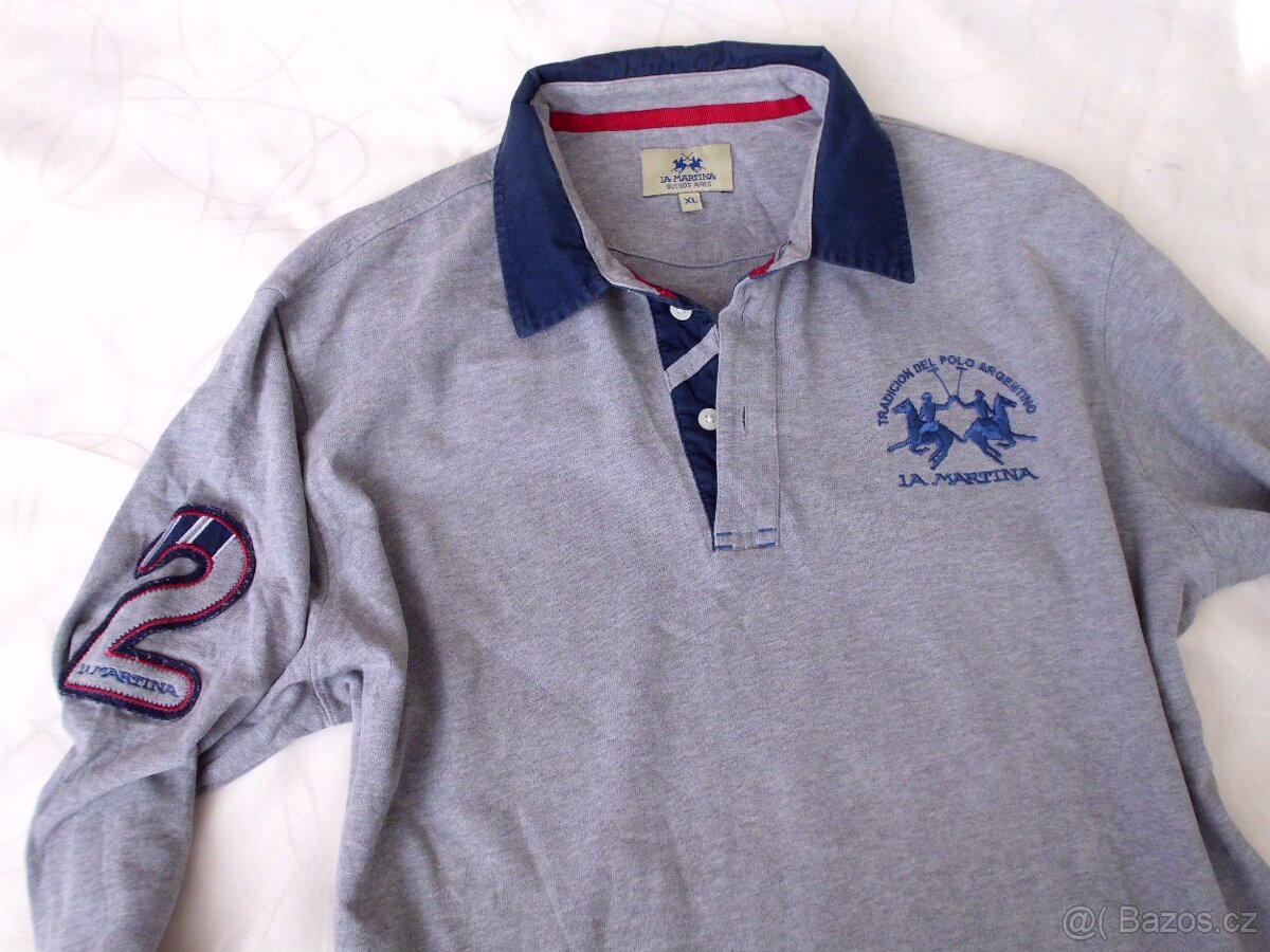La Martina pánske slim polo tričko XL - 2