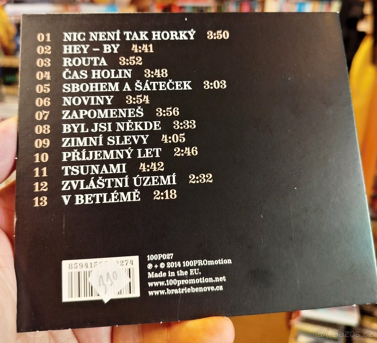 CD BRATŘI EBENOVÉ - ČAS HOLIN (nejlevněji) - 2