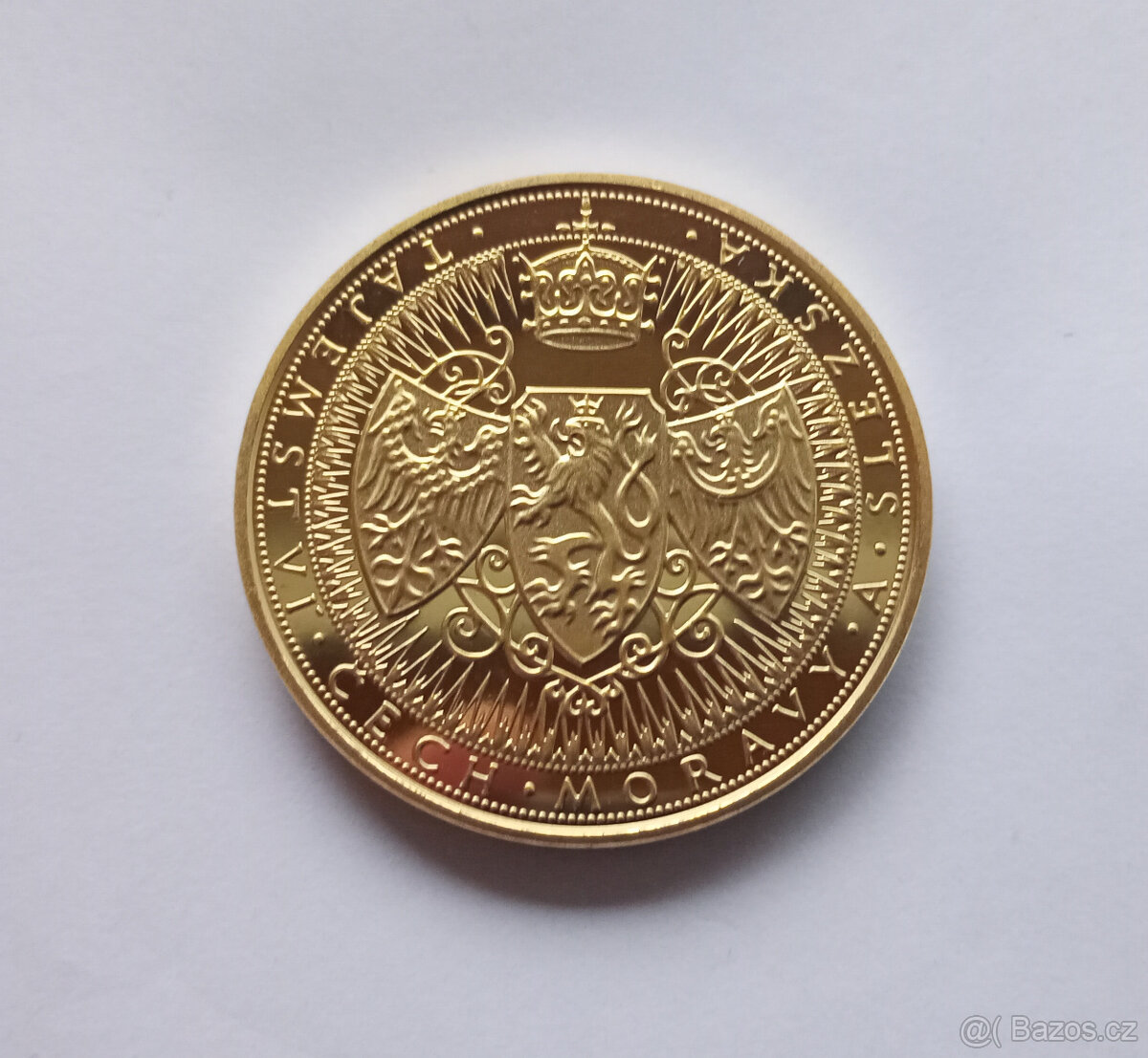 Pamětní medaile Svatá Anežka Česká | zlato & platina - 2