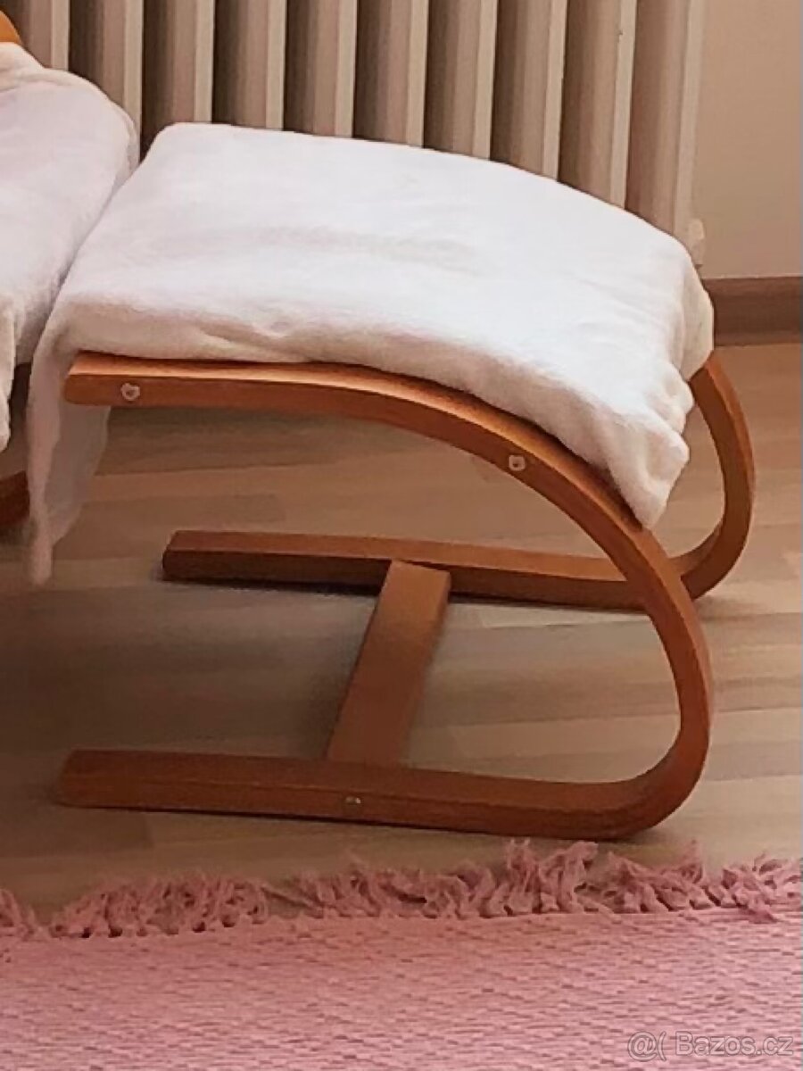 Křeslo s podnožkou Poang - 2