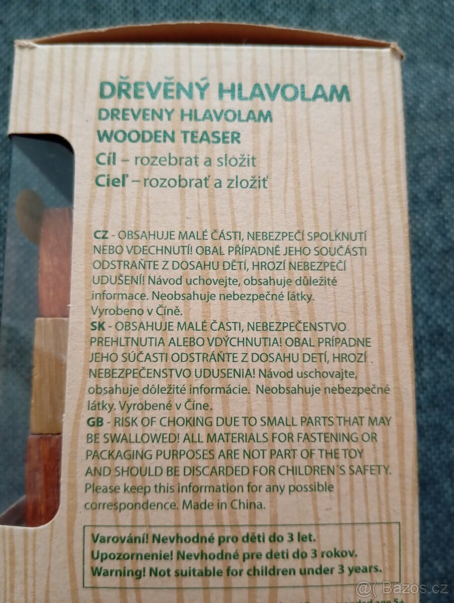 Dřevěný hlavolam Rappa - 2