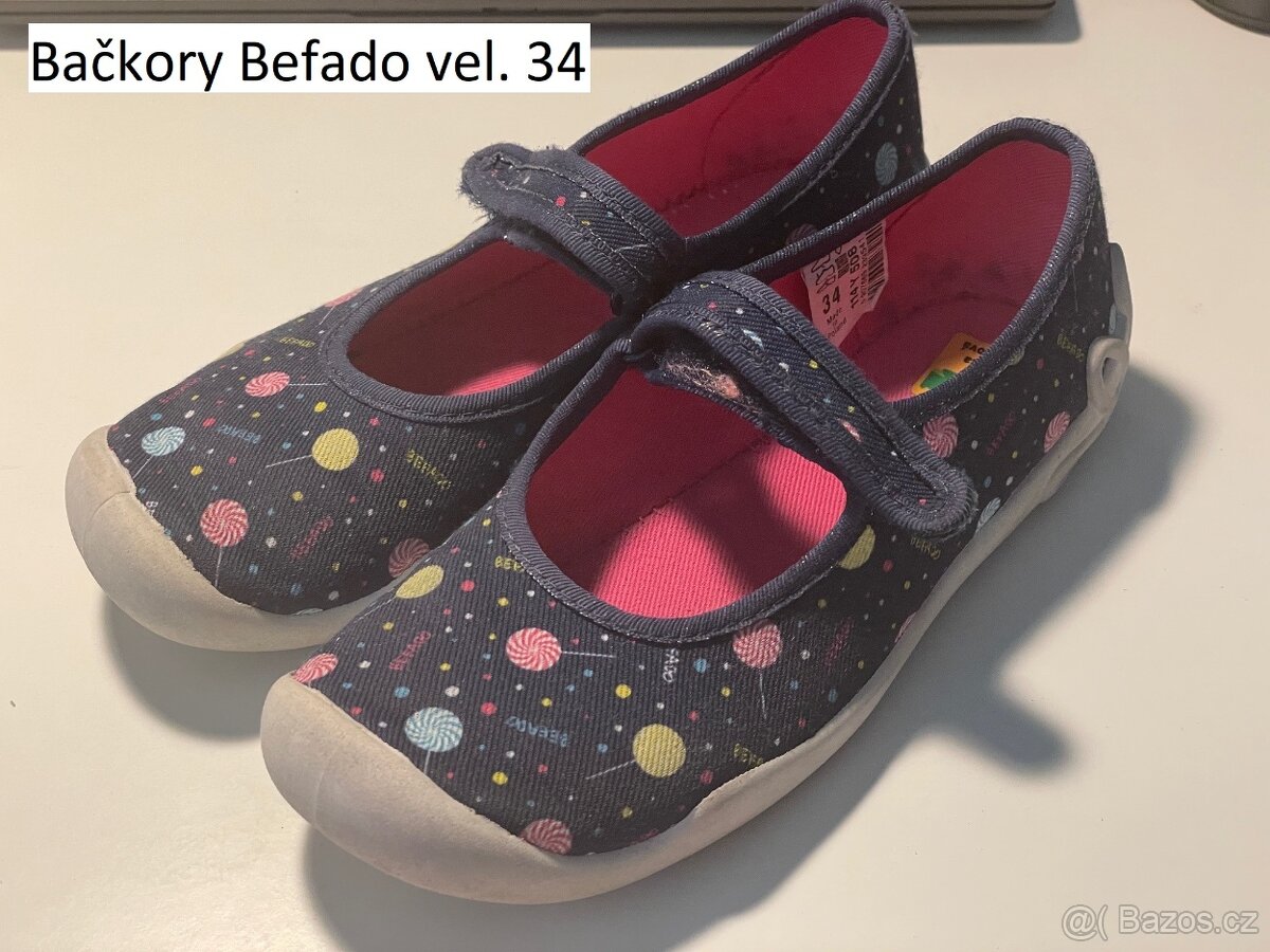Dětské boty do školy, bačkory, přezůvky - 2