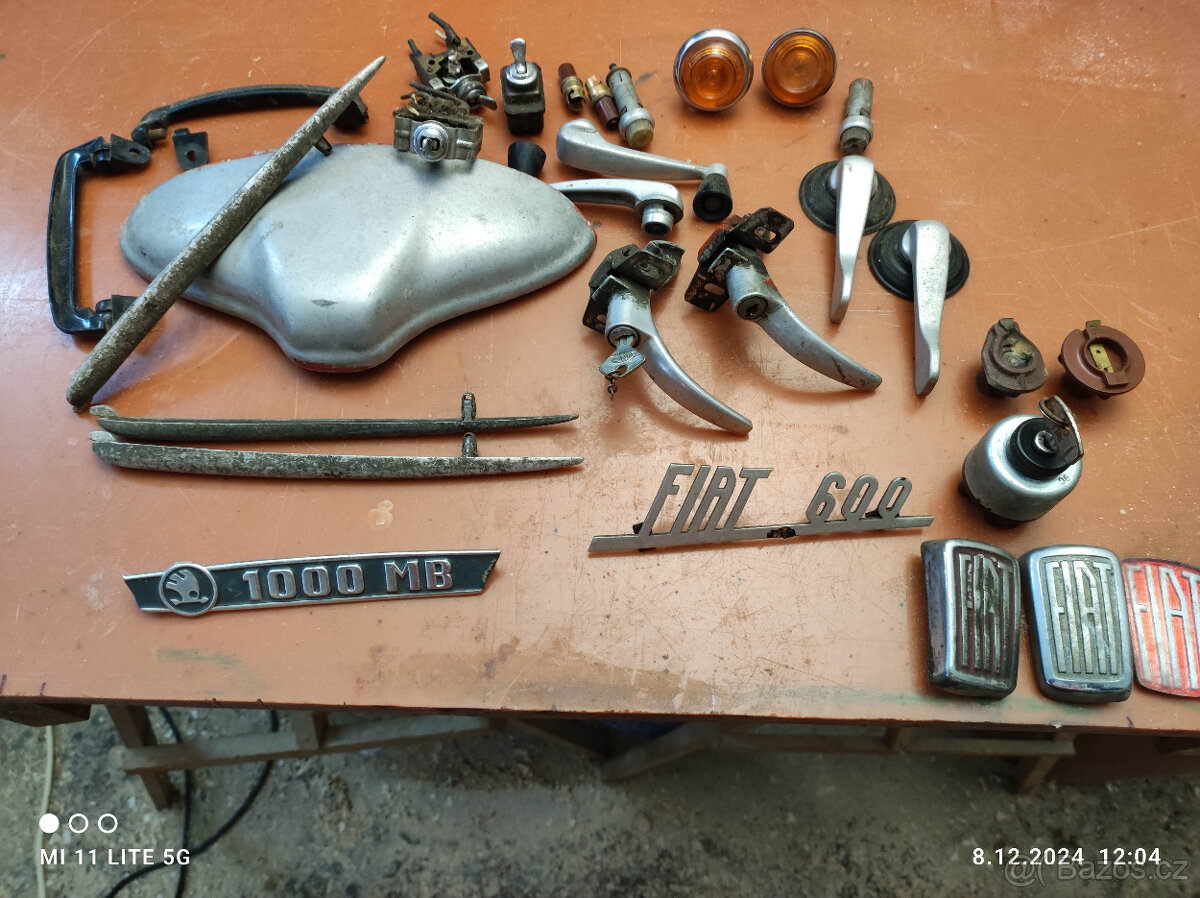 Náhradní díly Fiat 600 D a Wartburg - 2