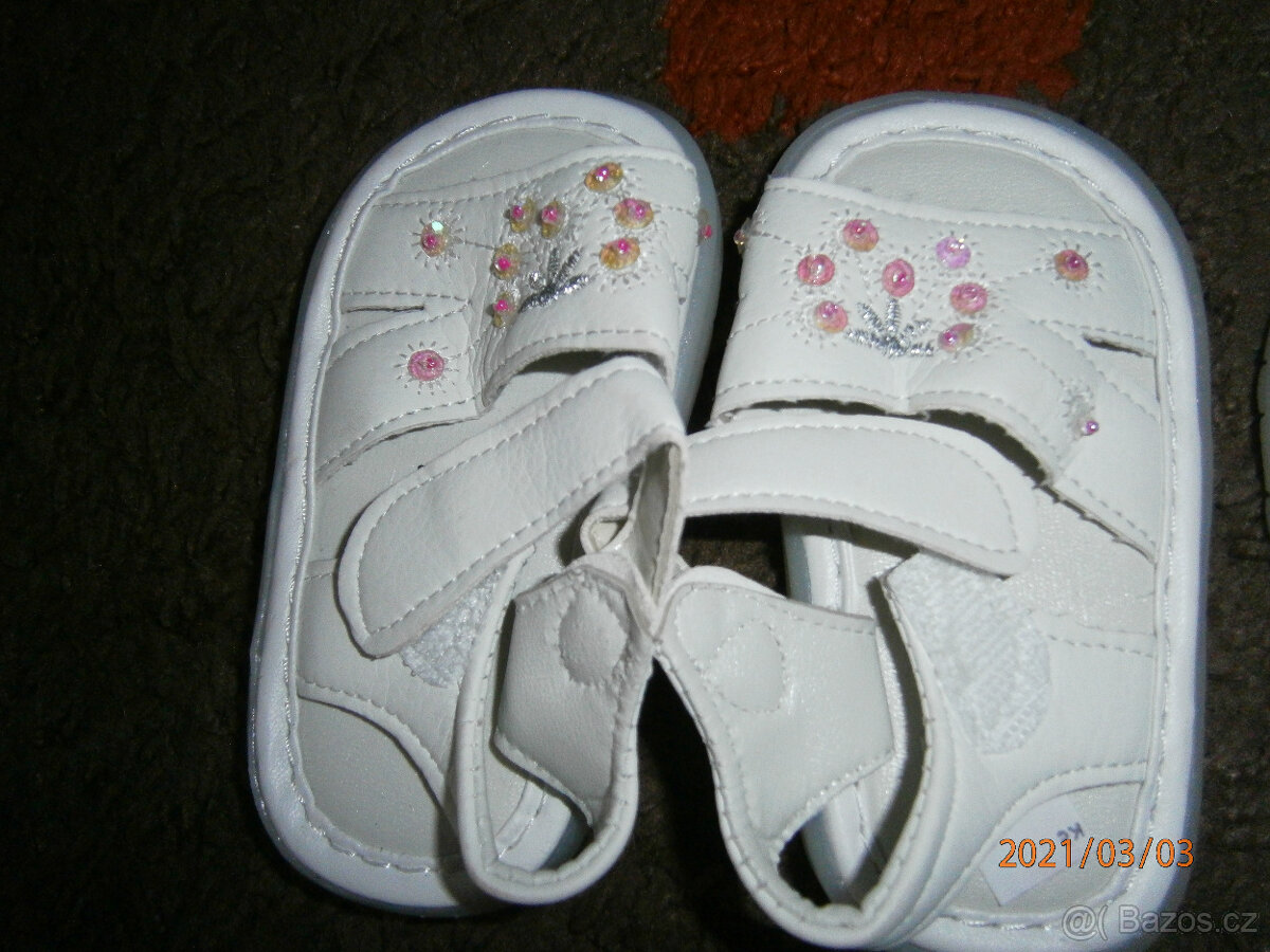 nové dětské botičky,sandály, velikost 14 - 19 - 2