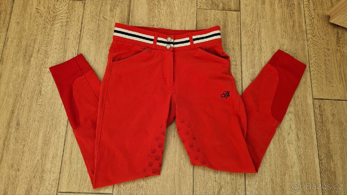 Červené rajtky SPOOKS - vel. S - 2