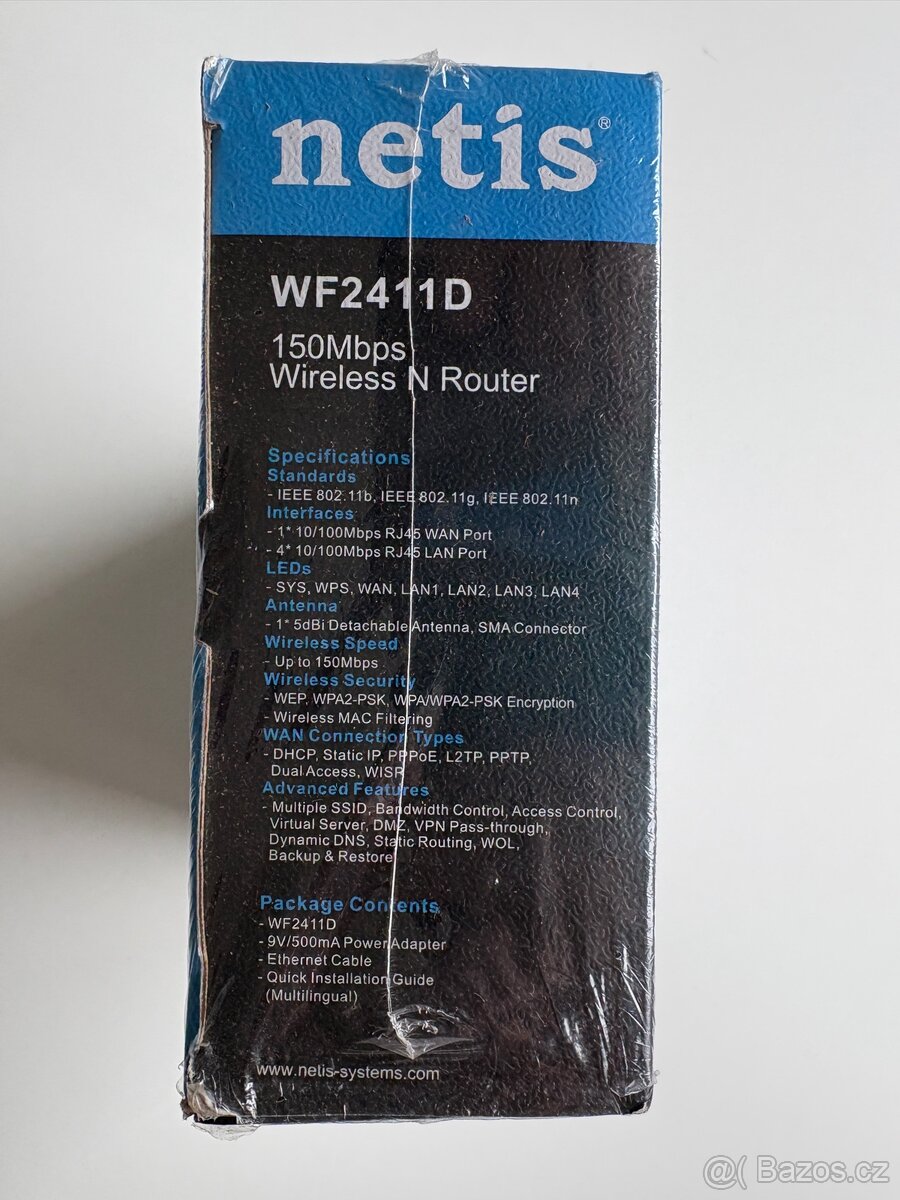 Nový WIFI ROUTER Netis WF-2411-D - 2