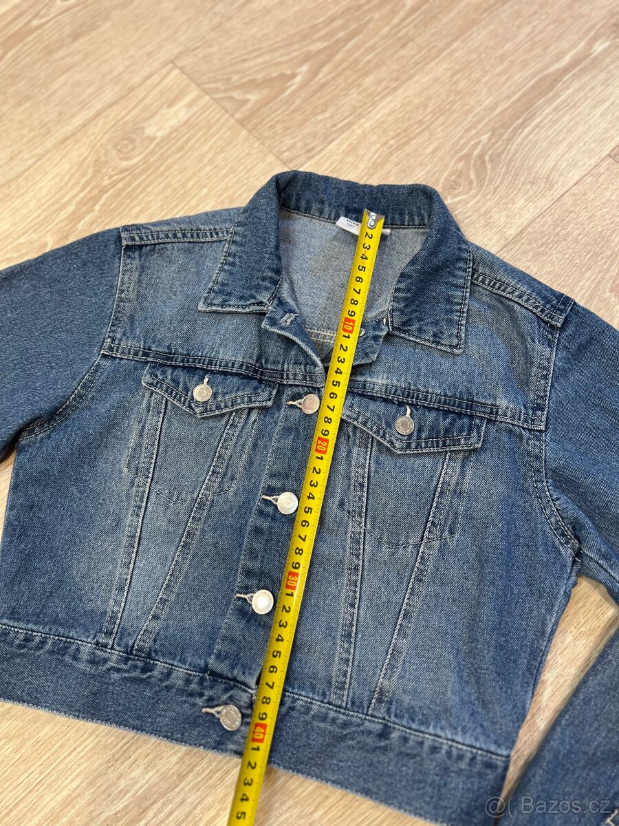 Riflová bunda 158 H&M Mickey - 2