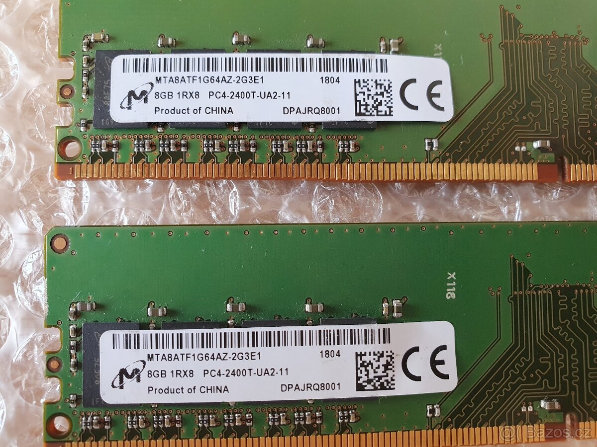 2x 8gb Micron ddr4 2400mhz do PC(MemTest86 ok)(3) - 2