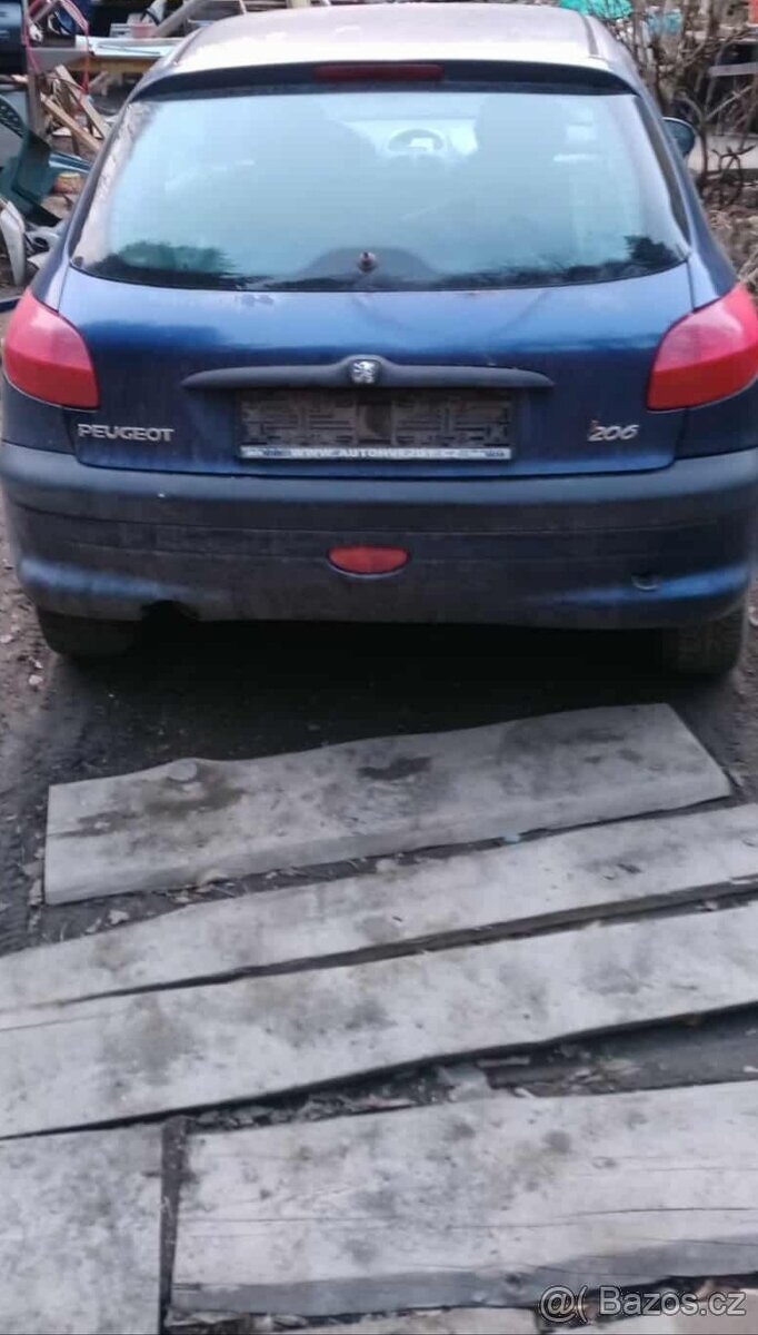 Prodám ND - Peugeot 206, 1999,3dv. - 2