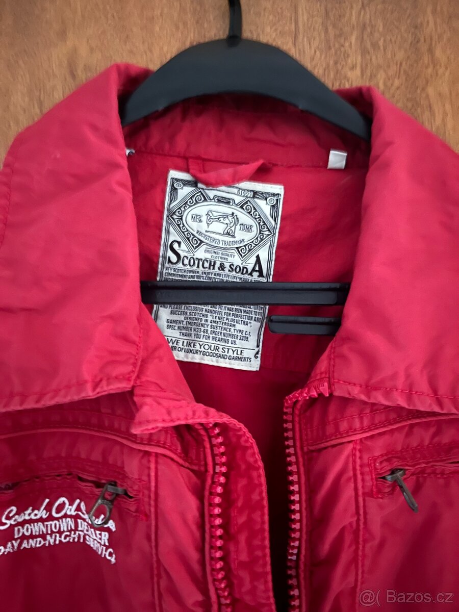 krásná červená bunda Scotch &Soda - 2