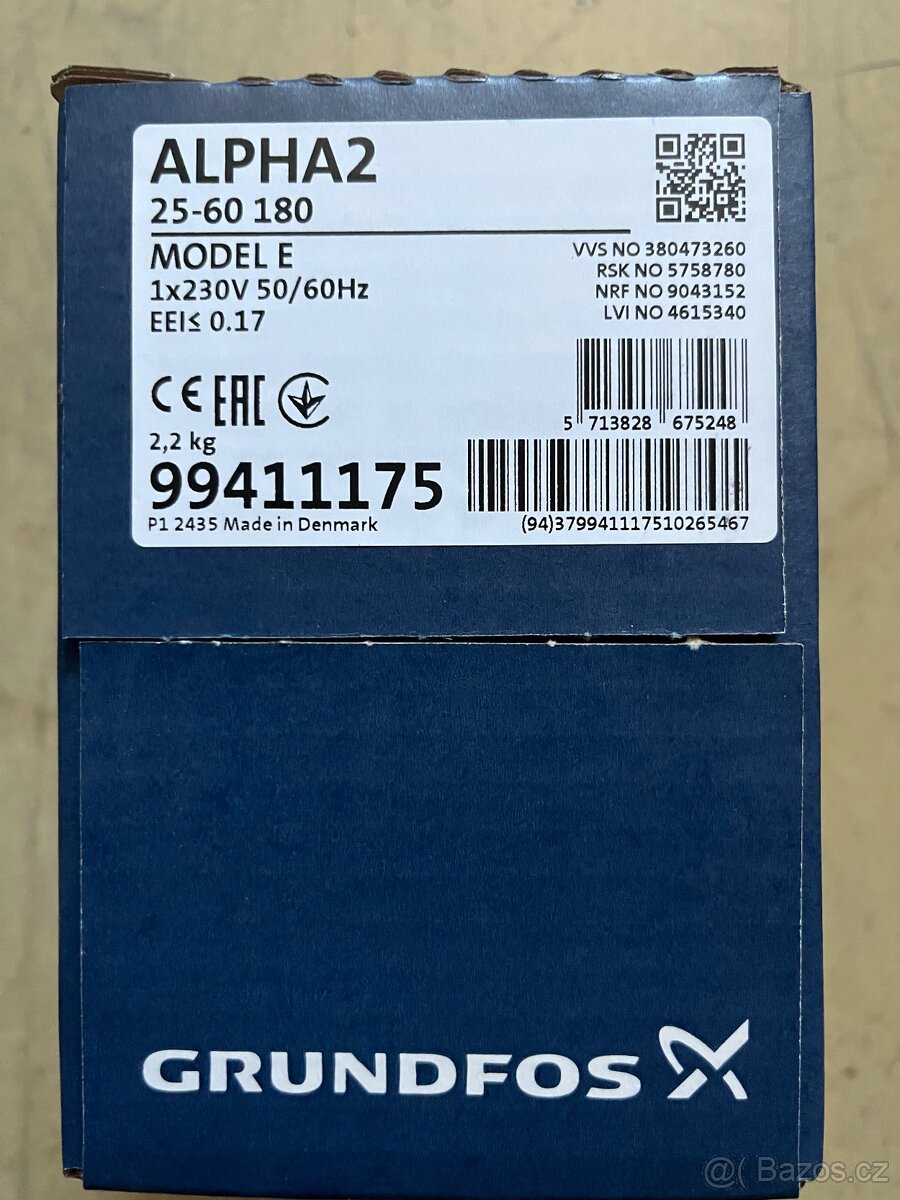 Čerpadlo Grundfos Alpha2 25-60 - 2