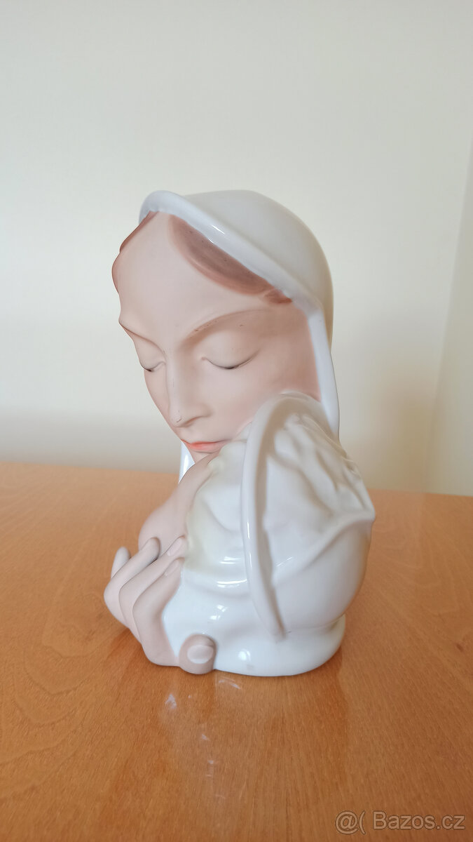 Porcelánová soška Madona s dítětem – Pirken-Hammer - 2