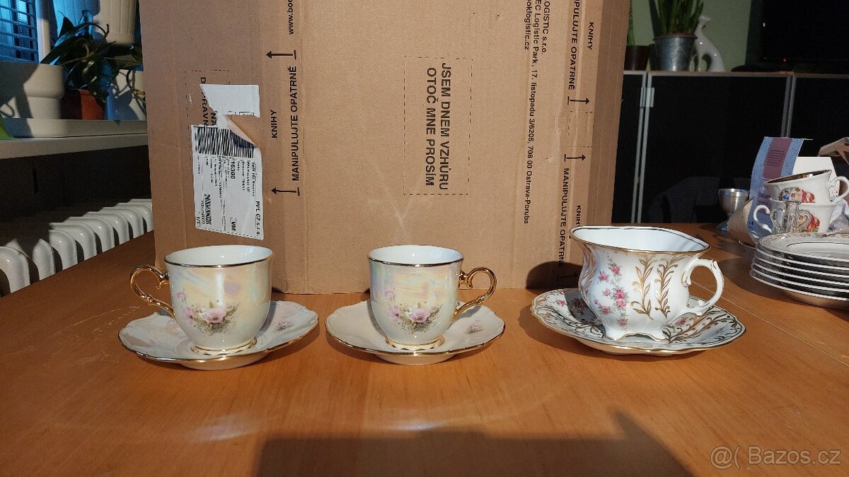 zdobné šálky s kytičkami GD Slovakia, Pirken Hammer - 2