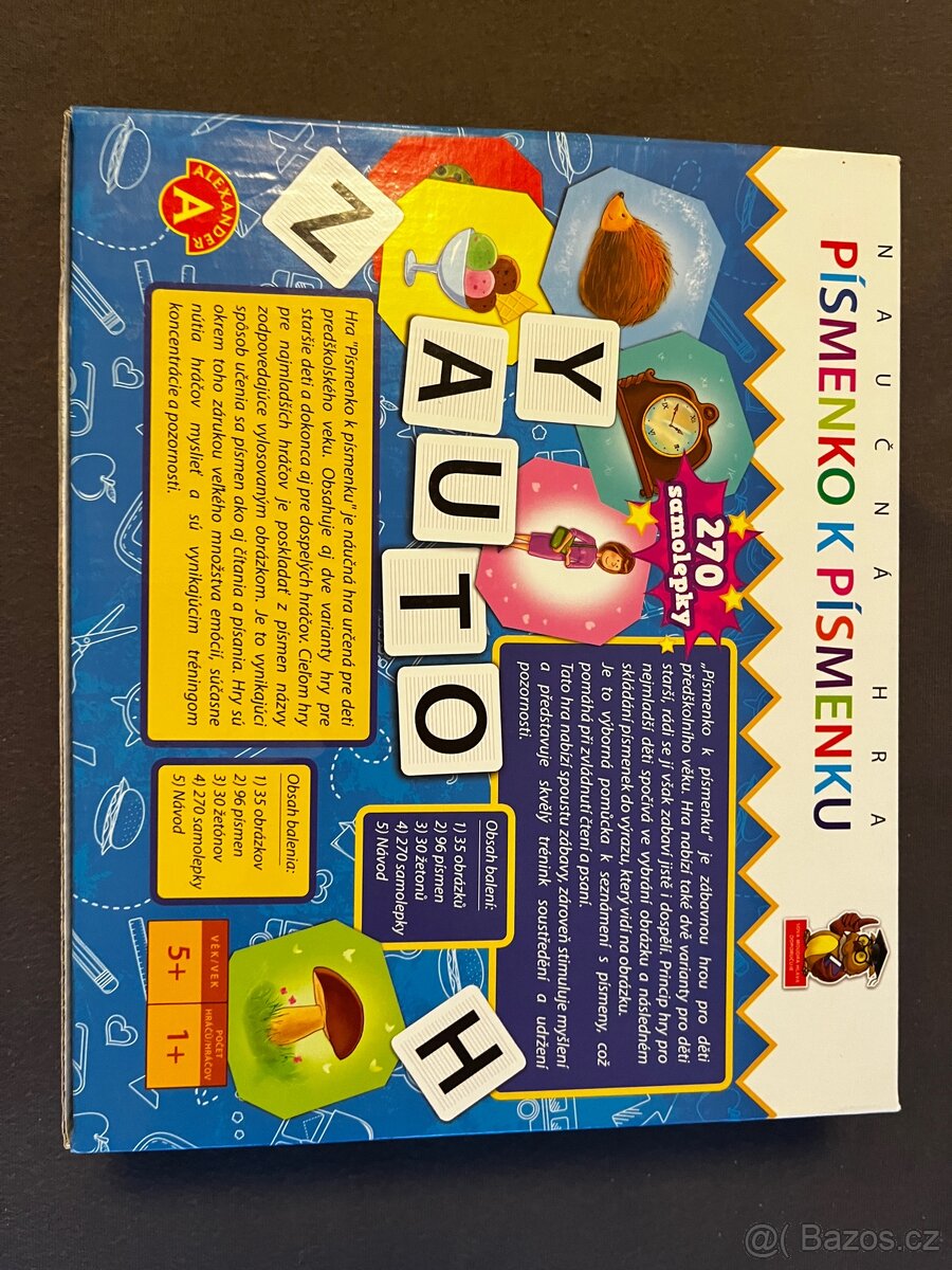 Písmenko k písmenku - společenská hra - 2