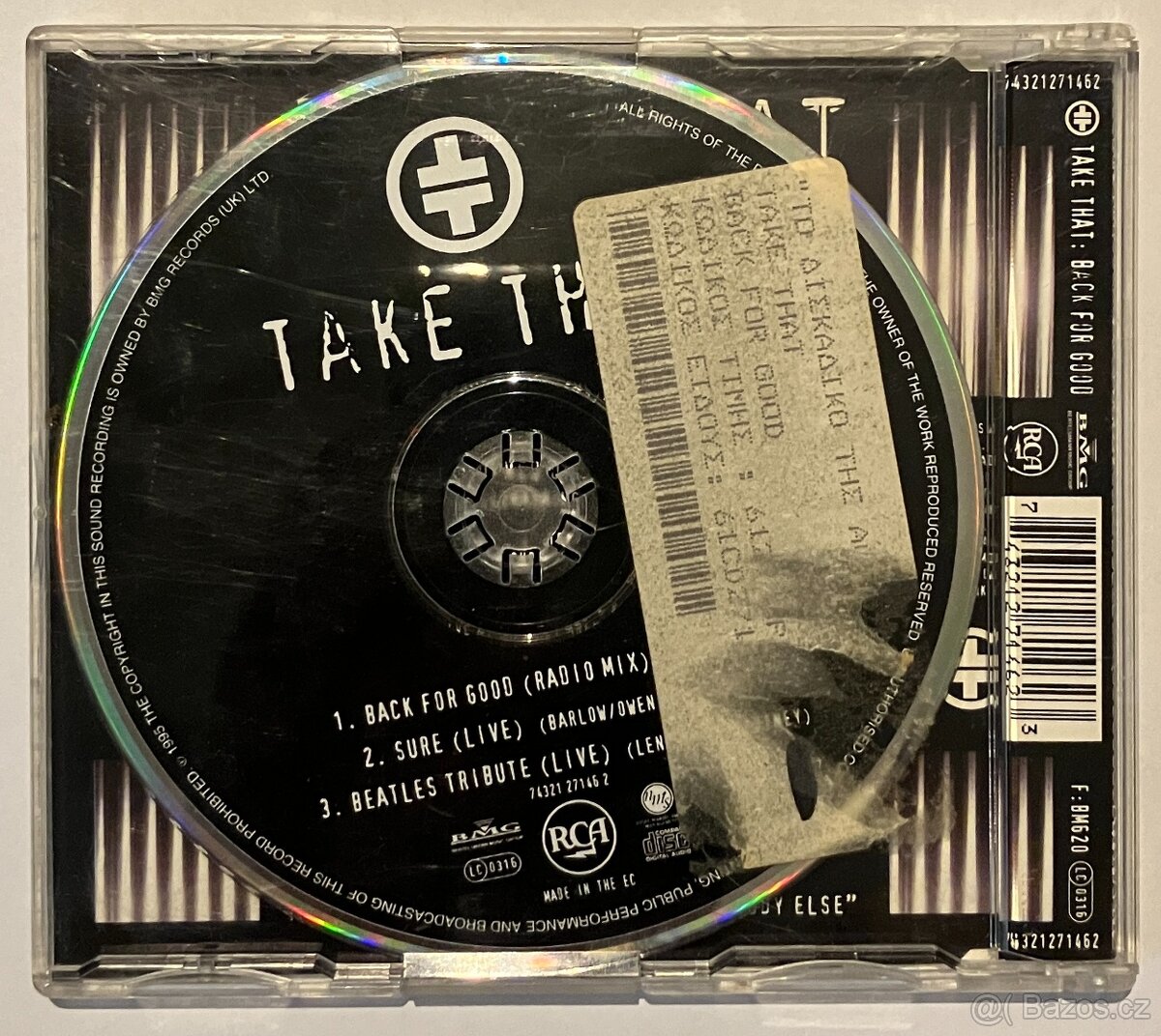 Take That – Back For Good CD singl - 2
