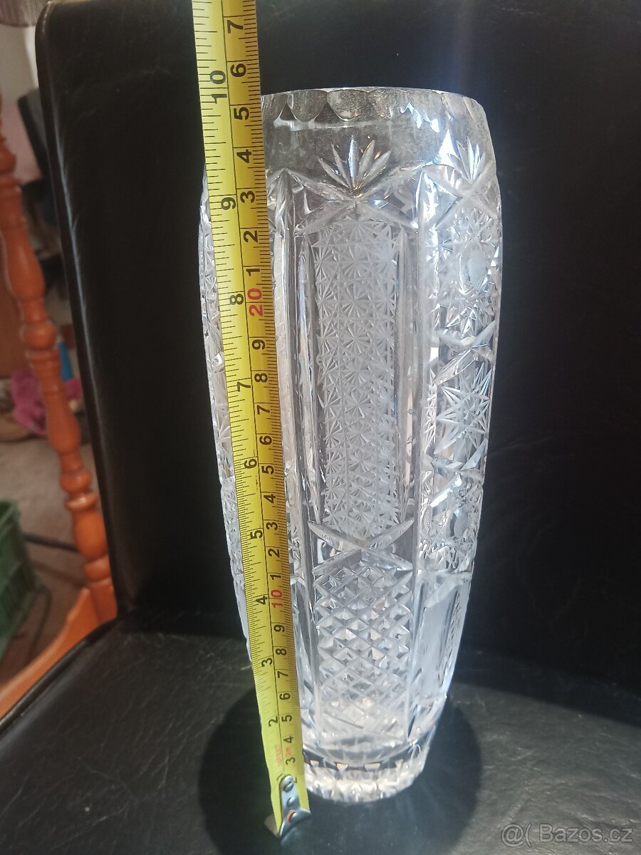 Křišťálové misky, vázy, - 2