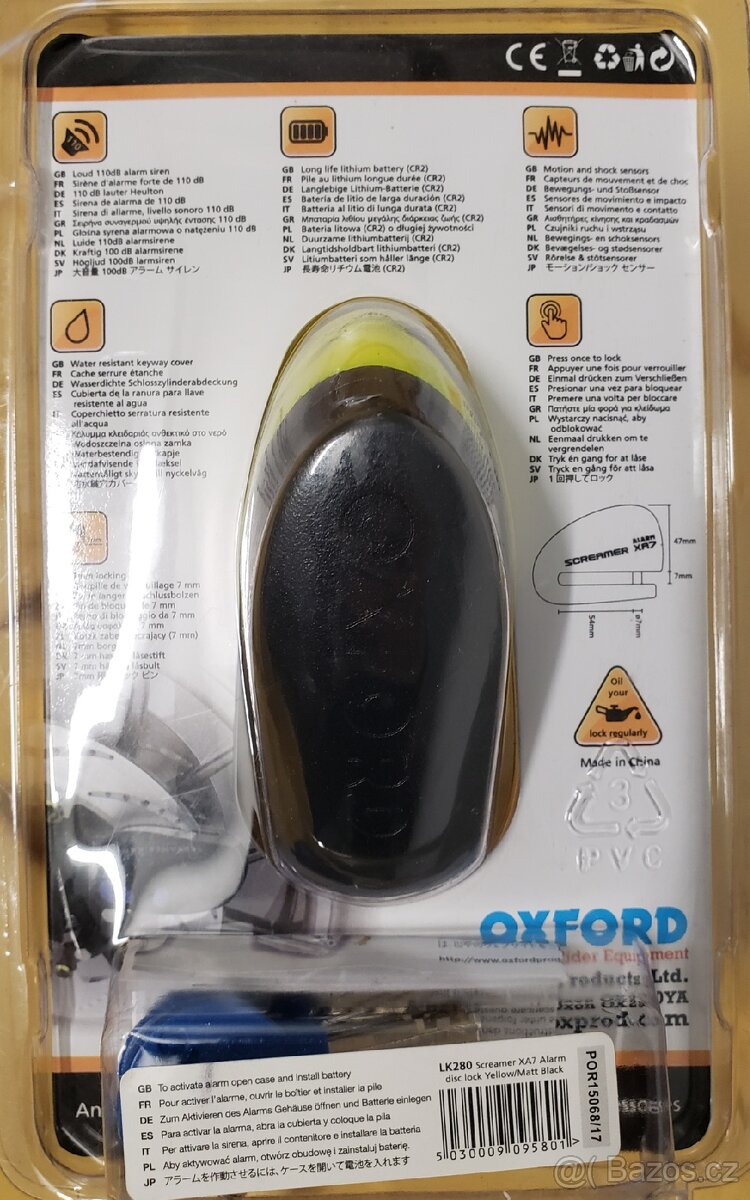 Zamek brzd s alarmem - 2