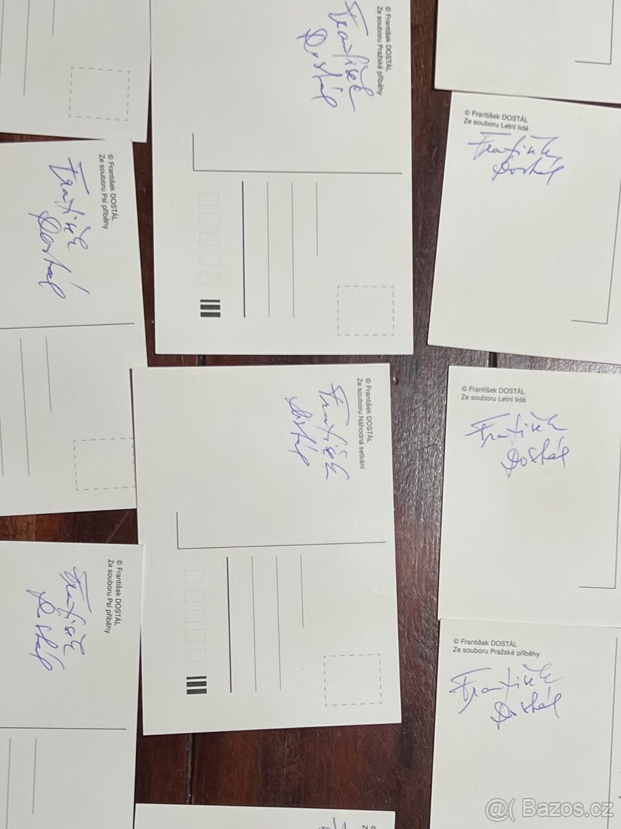 František Dostál signované tisky - 2
