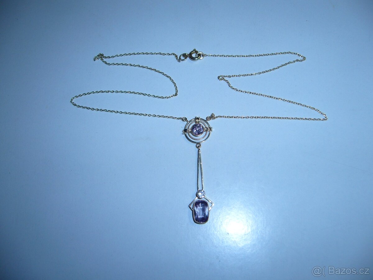 SECESNÍ ZLATÝ KOLIER - 2