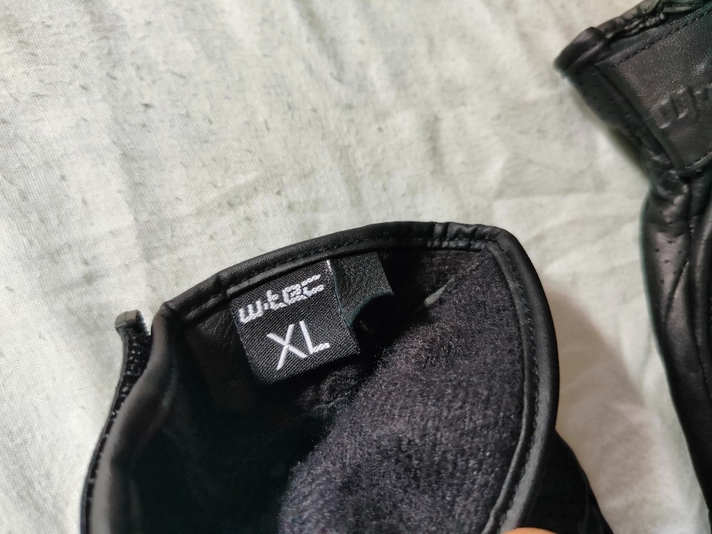 Kožené rukavice W-TEC Black (vel.XL) - 2
