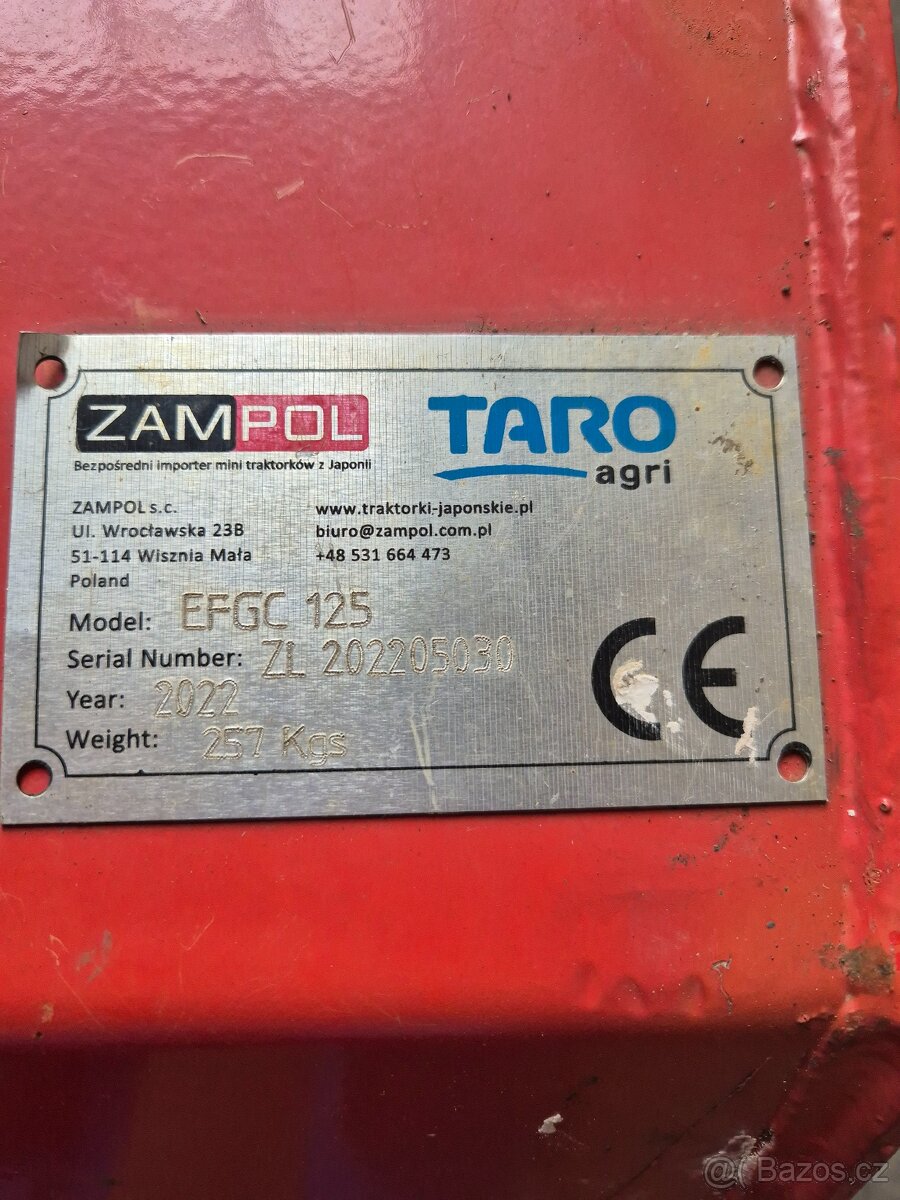 Kladívkový mulčovač 125 cm - 2