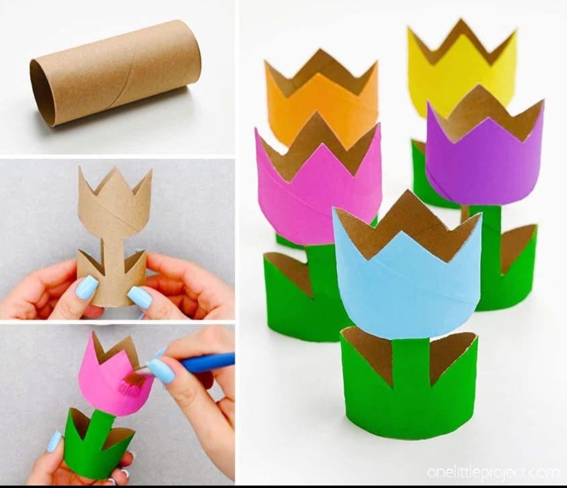 Roličky od toaletního papíru, velikonoce - 2