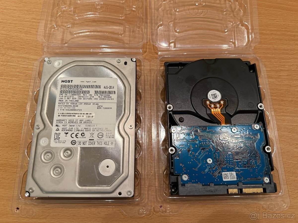 2x 2TB HDD 3.5" Hitachi - 2