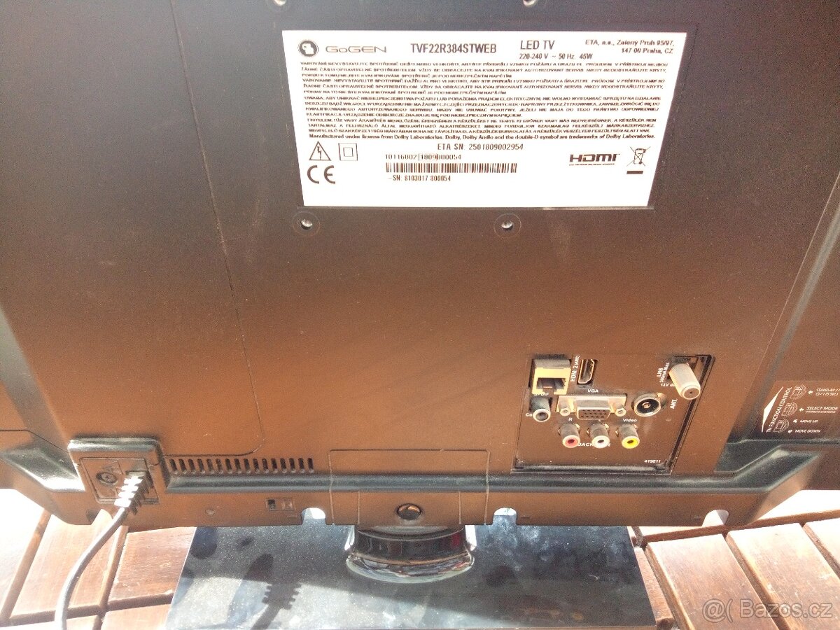 LCD televize Gogen - 2