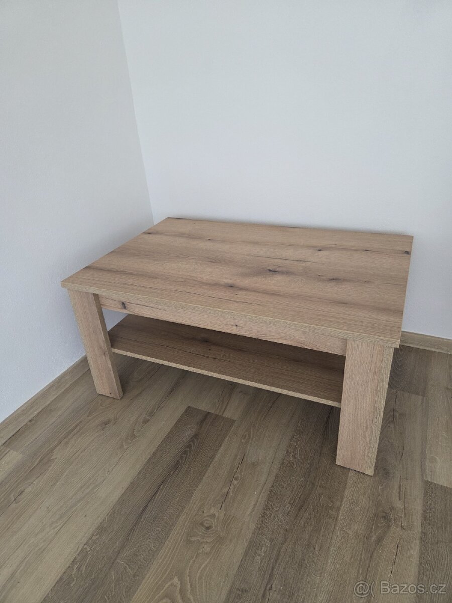 Konferenční stolek s dekorem Dubu - 2