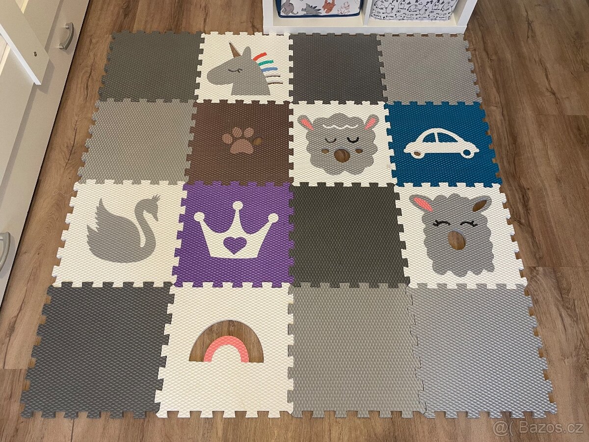 Prodám podložku na hraní pro dítě-puzzle - 2